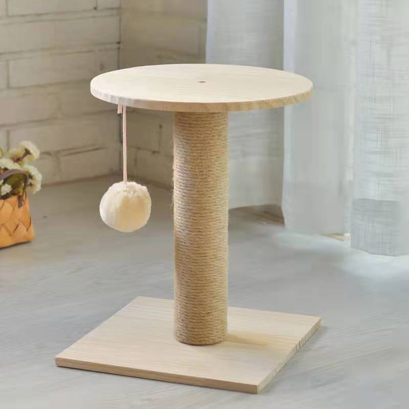 Cat Scratcher Tree Wooden Cat Scratcher Ball Cat Scratcher Round For Pets