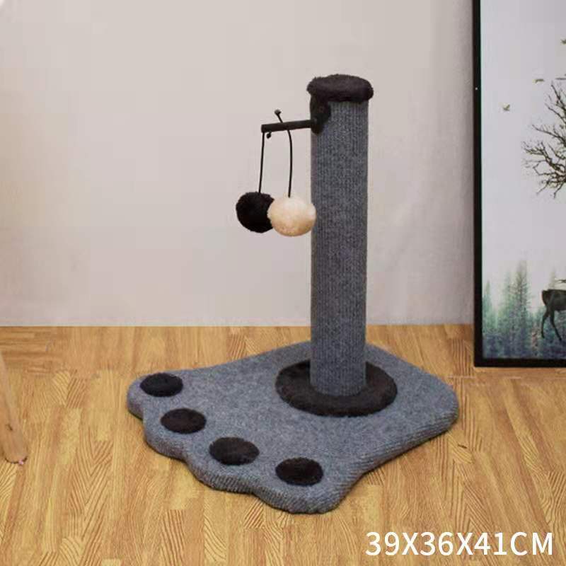 Small Cat Condo Post Interactive Pet Toy Cat Tree Cat Scratcher Cardboard