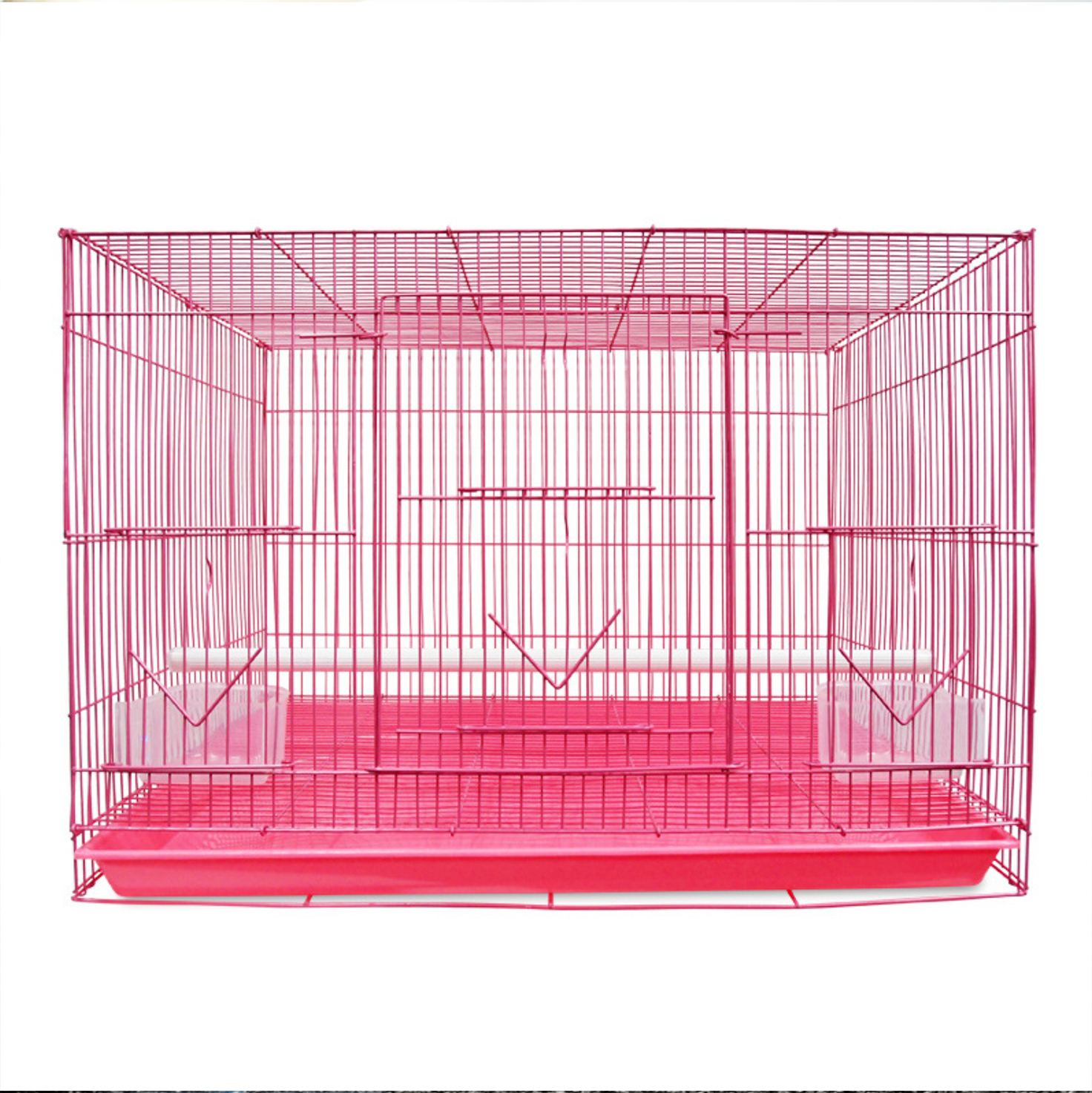 Bird Hanging Bird Breeding Cage Bird Cages with Steel Mesh Small Folding Love In Stock
