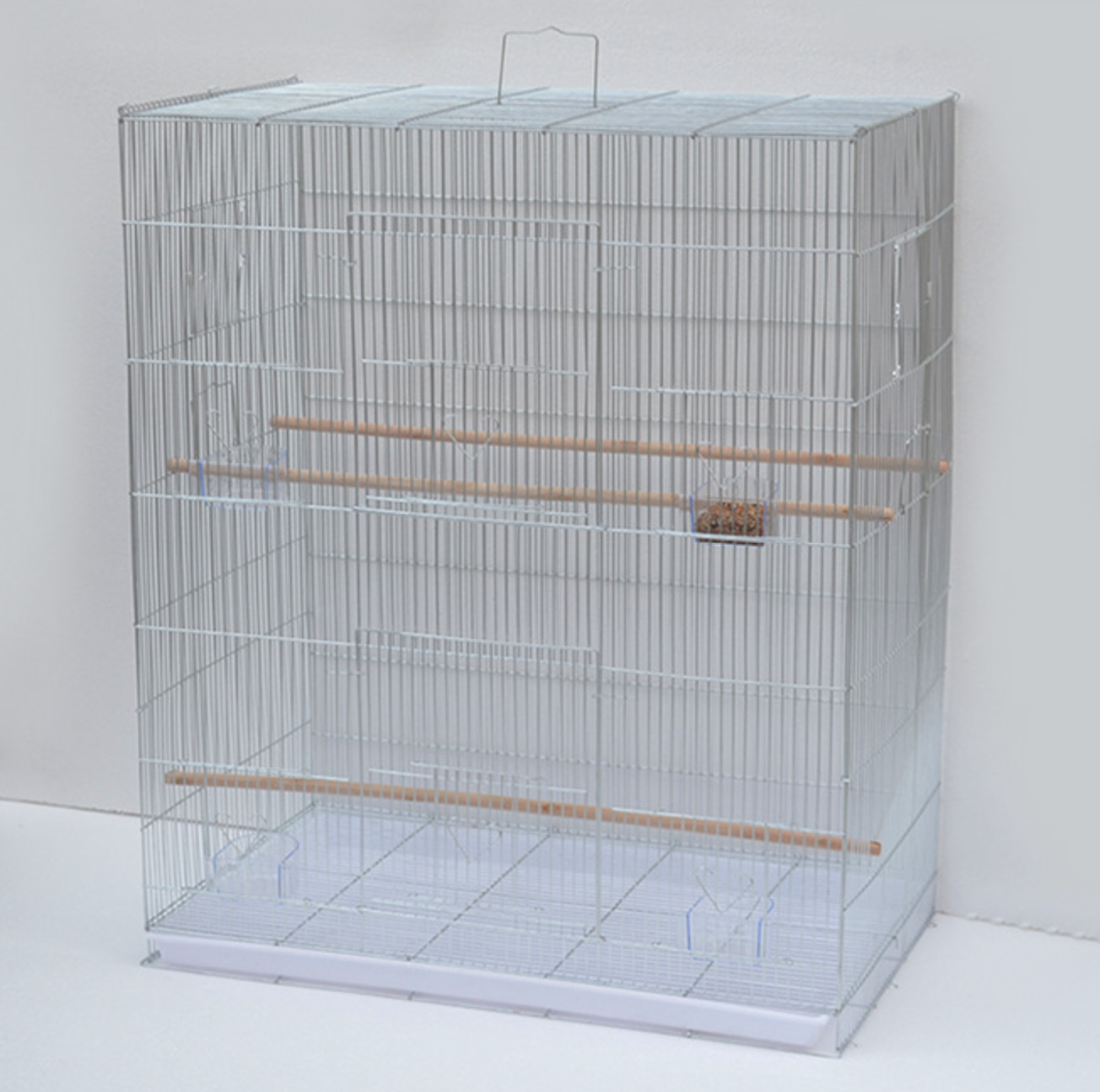 Metal Big Size Bird Cages Pet Parrot House Cages Carriers Bird Breeding foldable Large Bird Cage