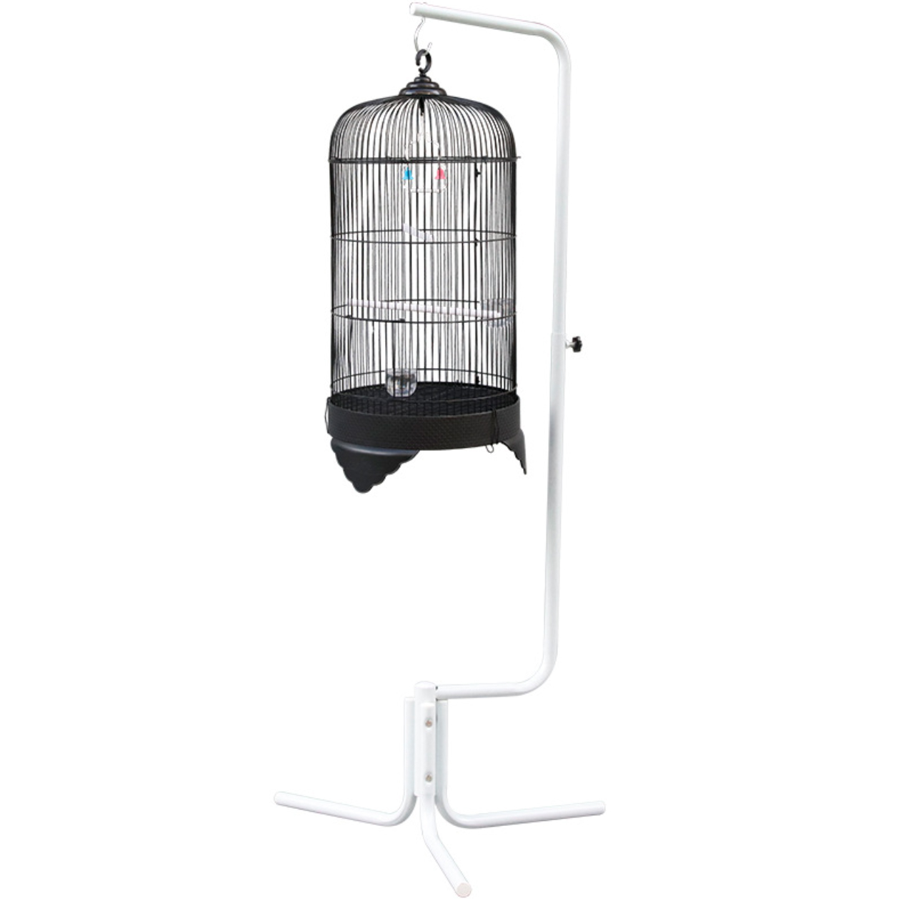 Wholesales cheap fancy canary wholesale big bird breeding hang cage for bird with shelf