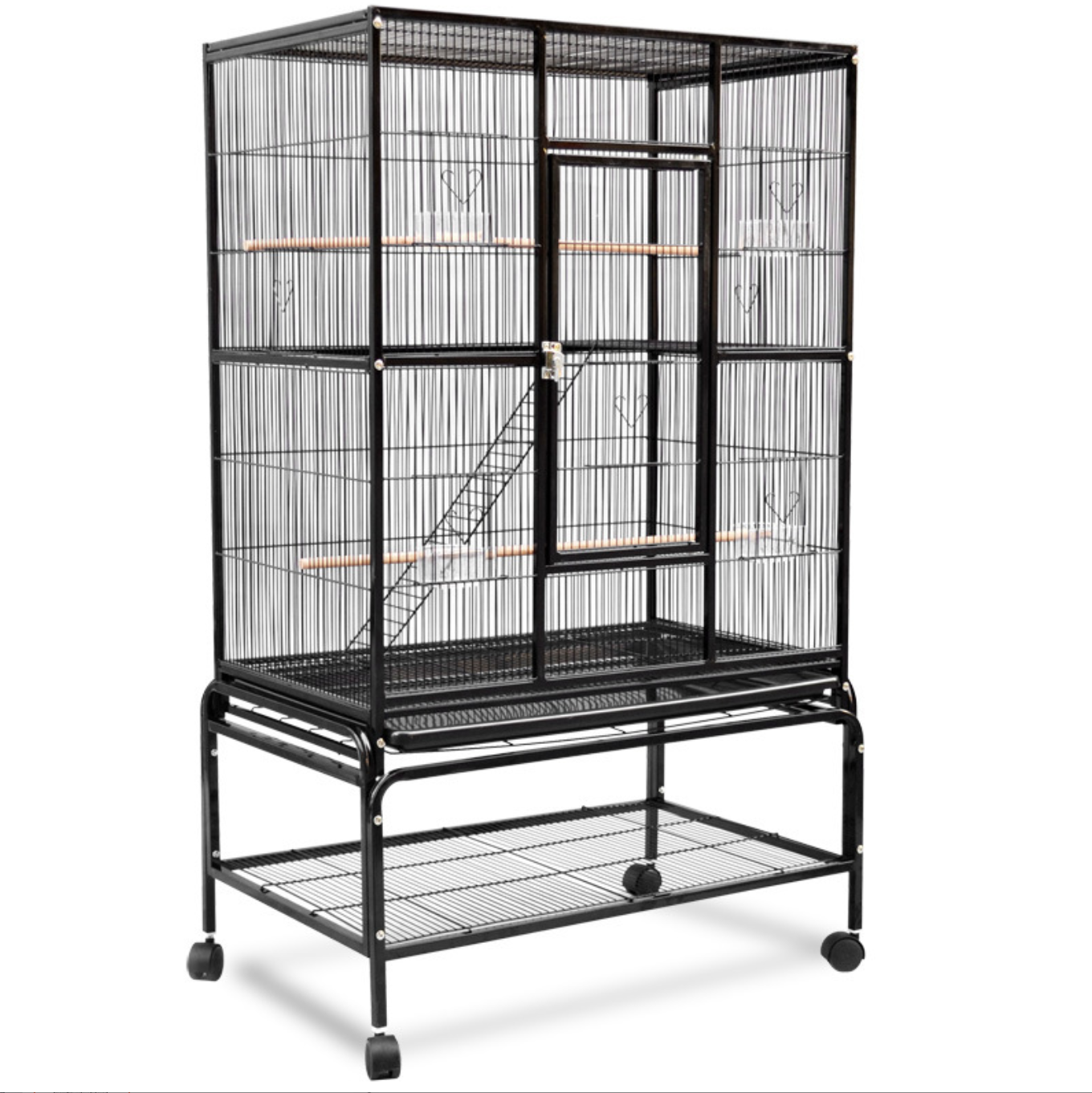 Factory Folding Pet Finches Bird Cage Outdoor Canary Parrot Breeding Cages Large Metal Bird House