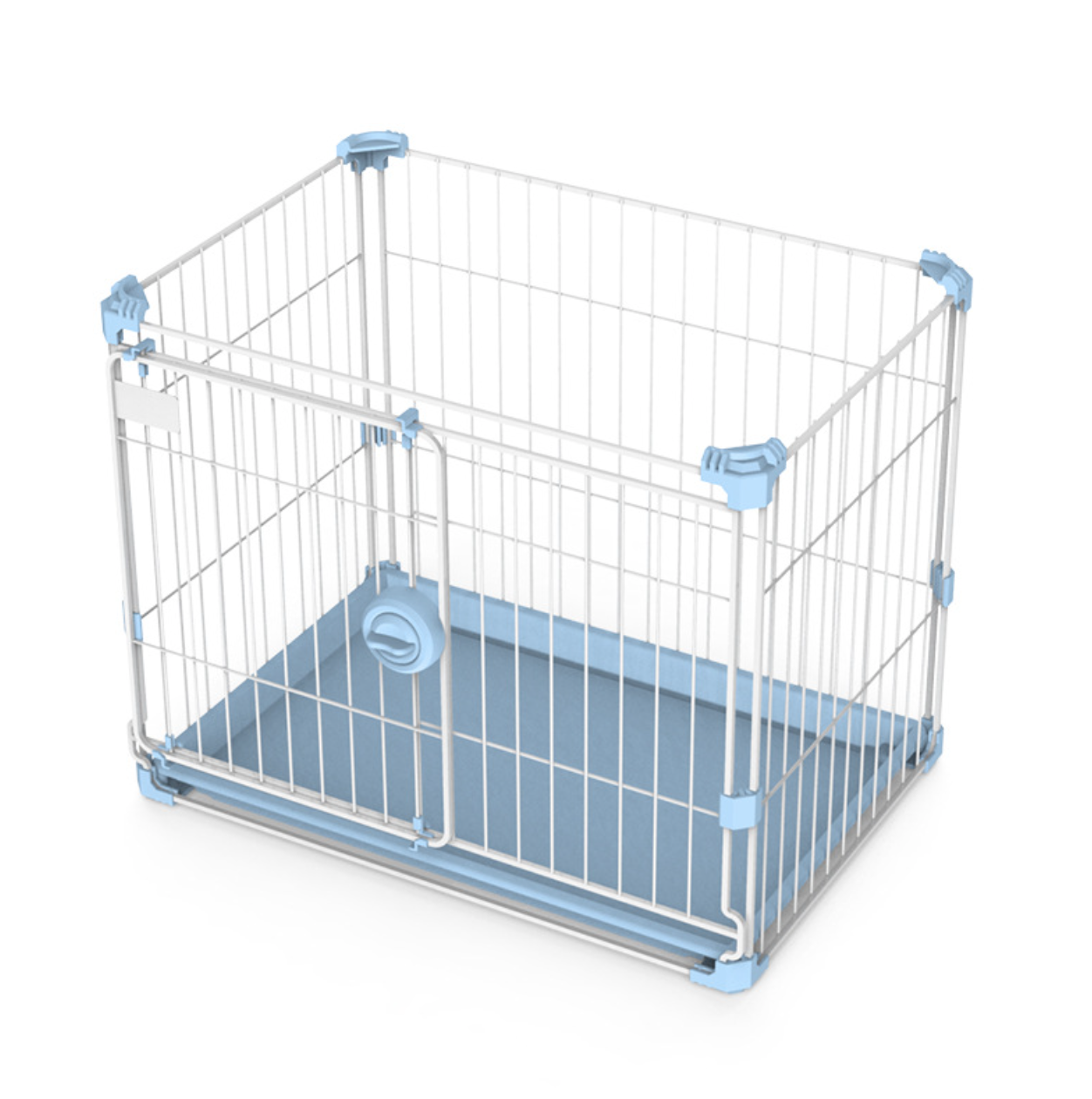 Kinghotpet Pet Shop Metal Dog Kennel With Full-open Door For Indoor Use Dogs Cats Pets And Small Animals Cage