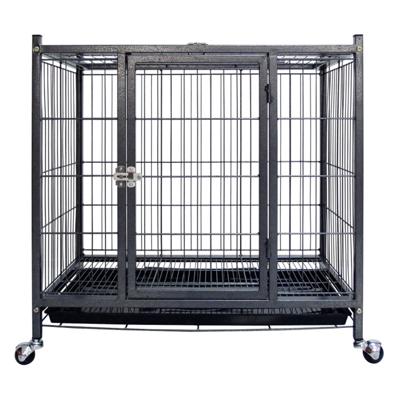 High quality luxury double door top-open large heavy duty foldable soft collapsible pet dog cages crate kennels