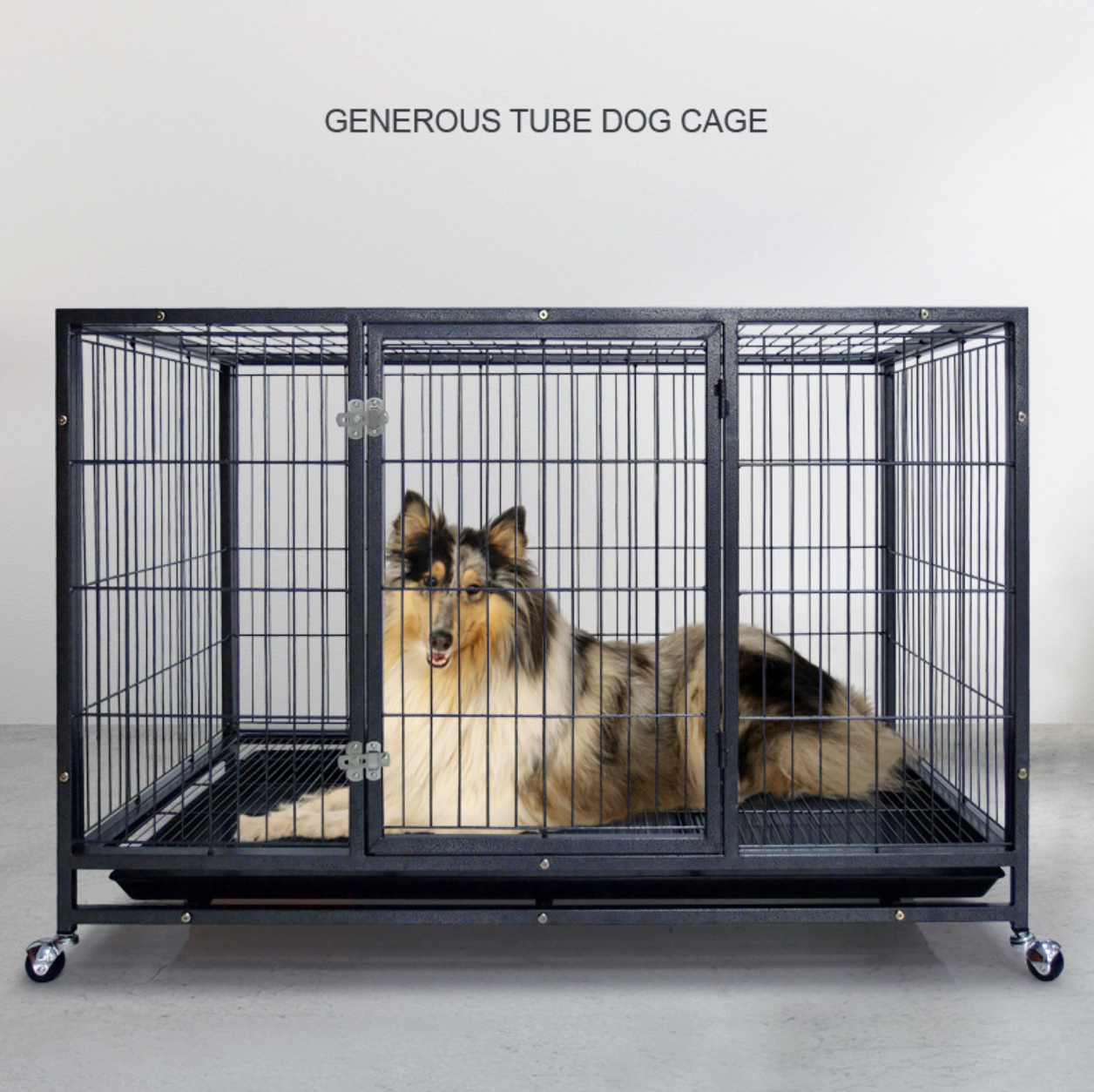 Best Heavy Duty Dog Cage Strong Metal Kennel and Crate for Large Dogs Pet Playpen Kennels House