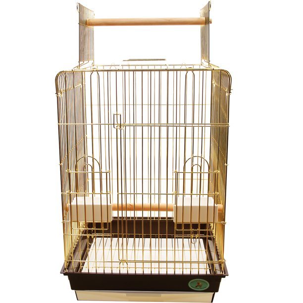 Large Comfortable Black Color Parrot Bird Cages With Breeding Door For Parrots Lovebird Pet Living House
