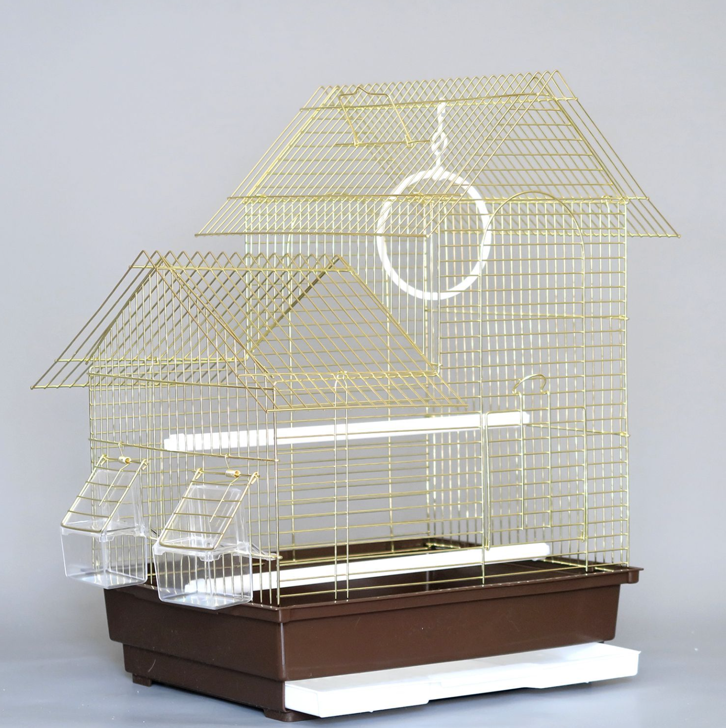 Wholesale Size Bird Feeders Steel Metal Mesh Pet Cages for Parrot Canary Finch Trade Bird Breeding Iron Cage