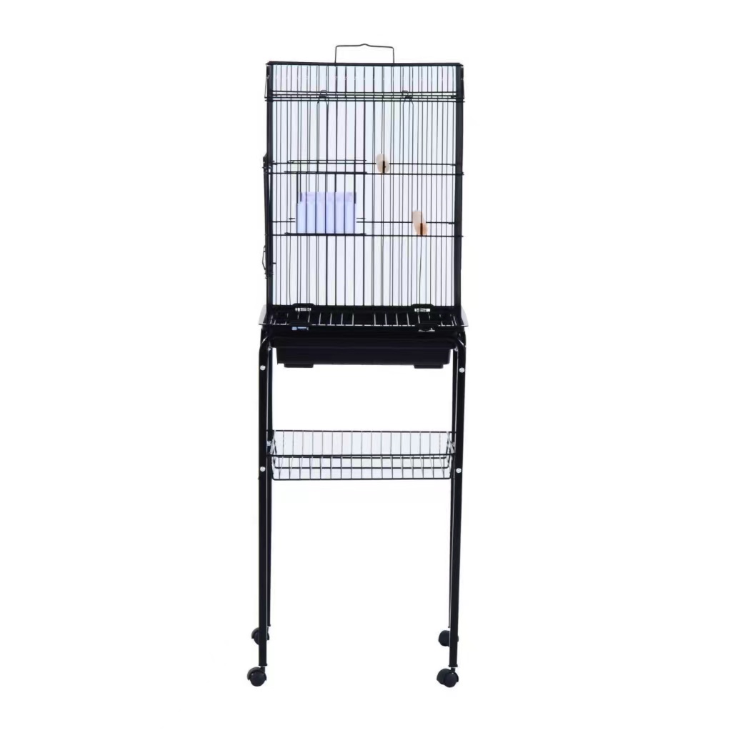 Wholesales bird cages making machine white black antique acrylic folding pet breeder bird cage with parrot buy pet cage