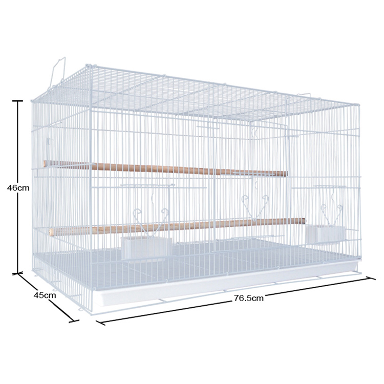 Non-toxic 80cm veil bird cage in karachi wire materials panels parrot chicken cage metal breeding bird cages