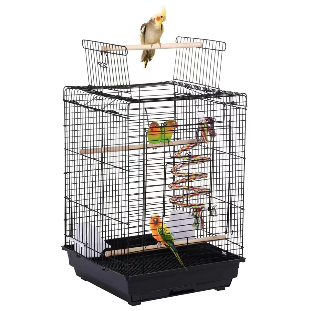 Hot sale black white laboratory animal birds cage karachi wire bird breeding cage lahore with parrot pet cage