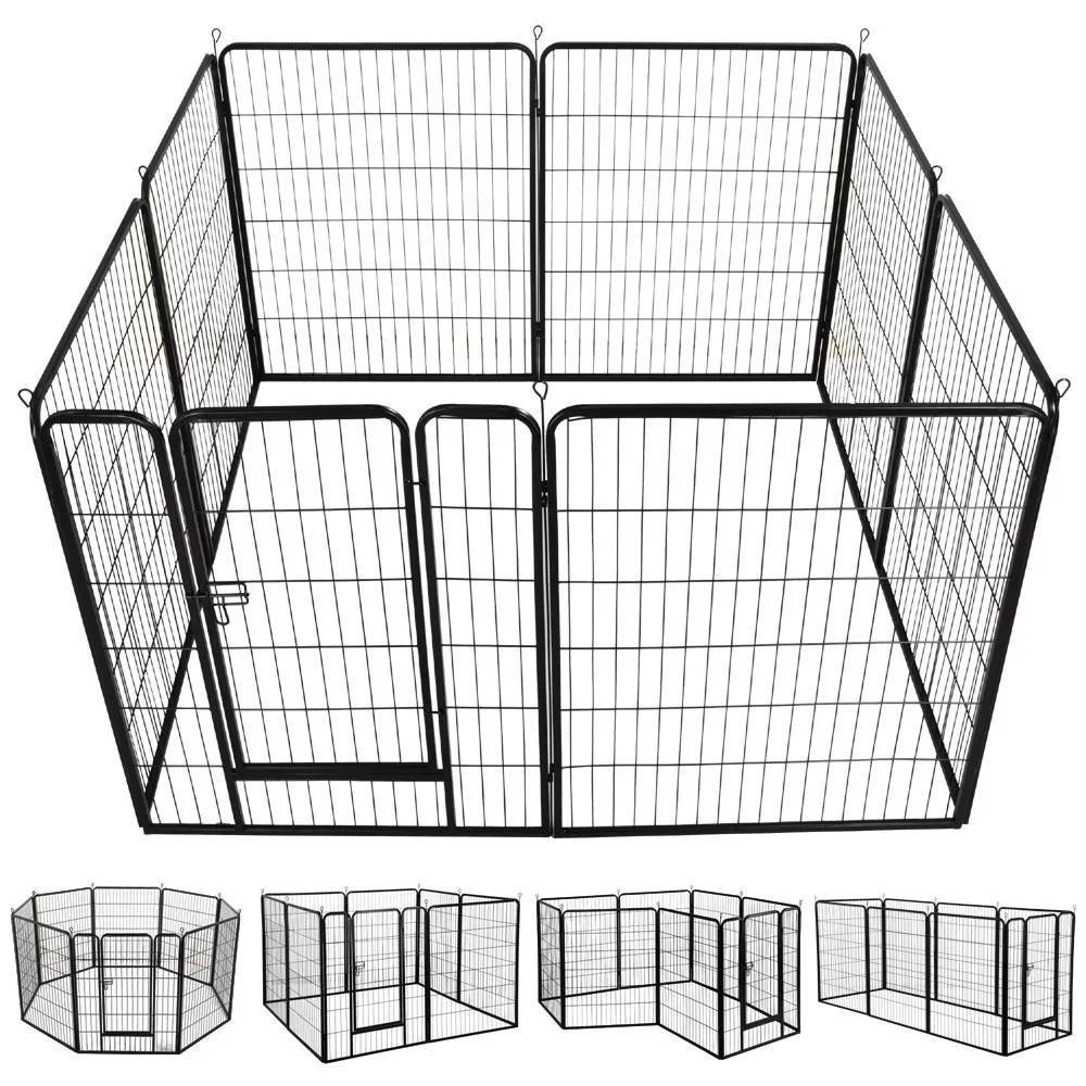 Factory Directly Sale Large Pet Fence Play Pen Heavy Duty Cage Puppy Dog Enclosure Pet Playpen