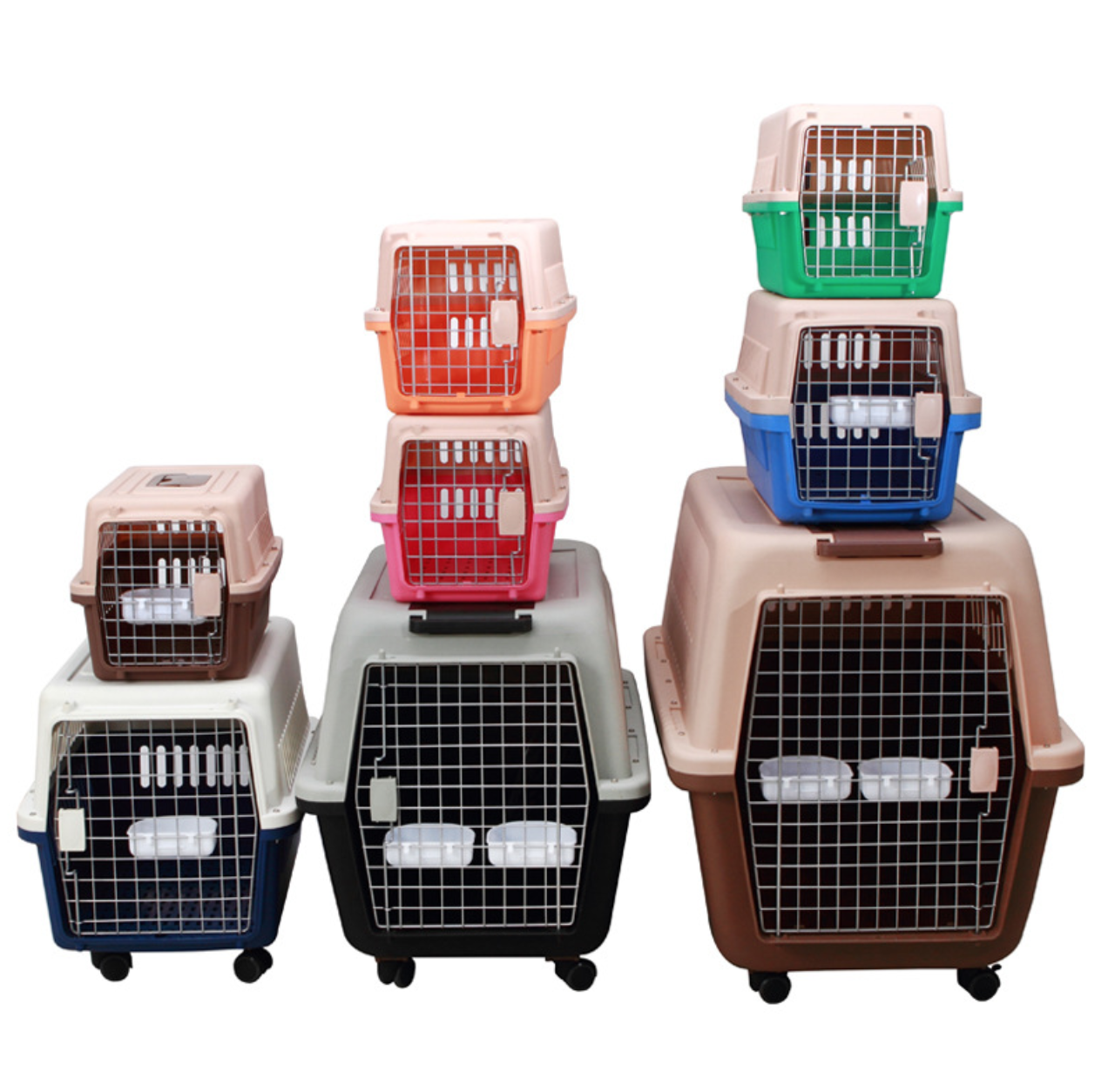 Hot Sale Multi Size Pet Suitcase Transportation Cat Travel Air Carrier Box