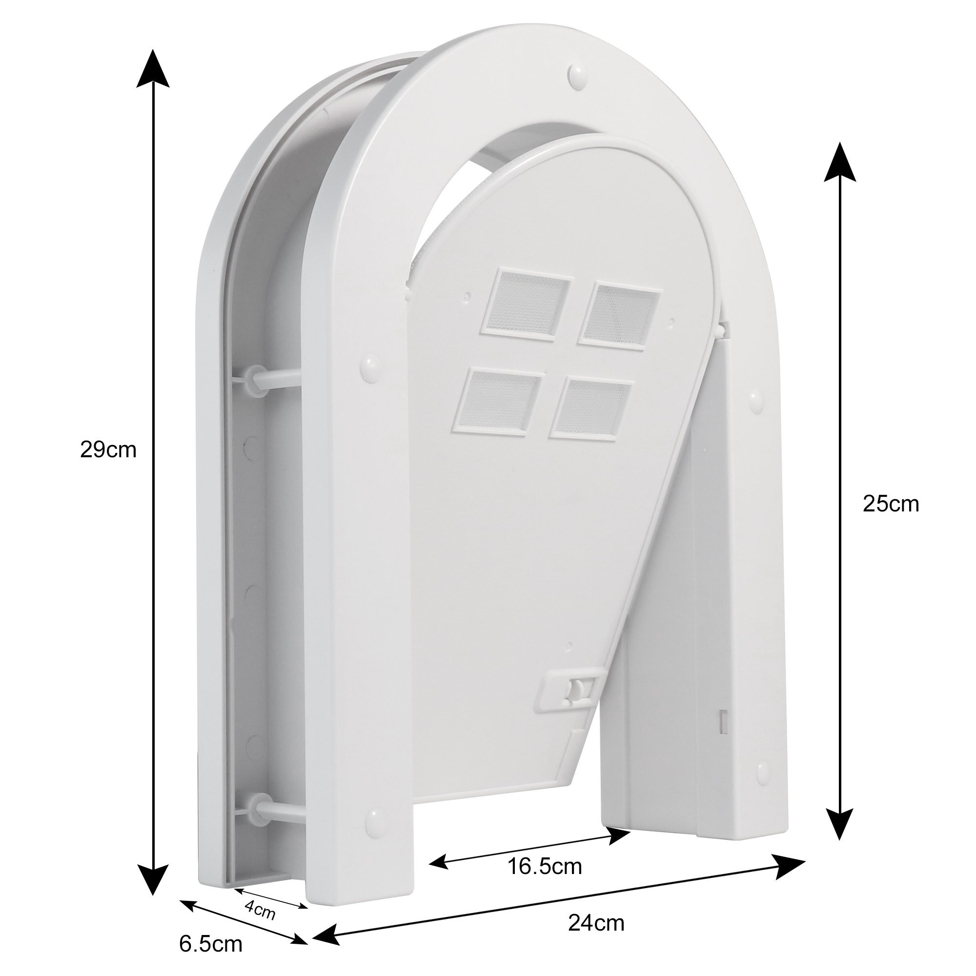 Cat Flap Door Security Flap Door For Cats Kitten ABS Plastic Small Dog Gate Cat